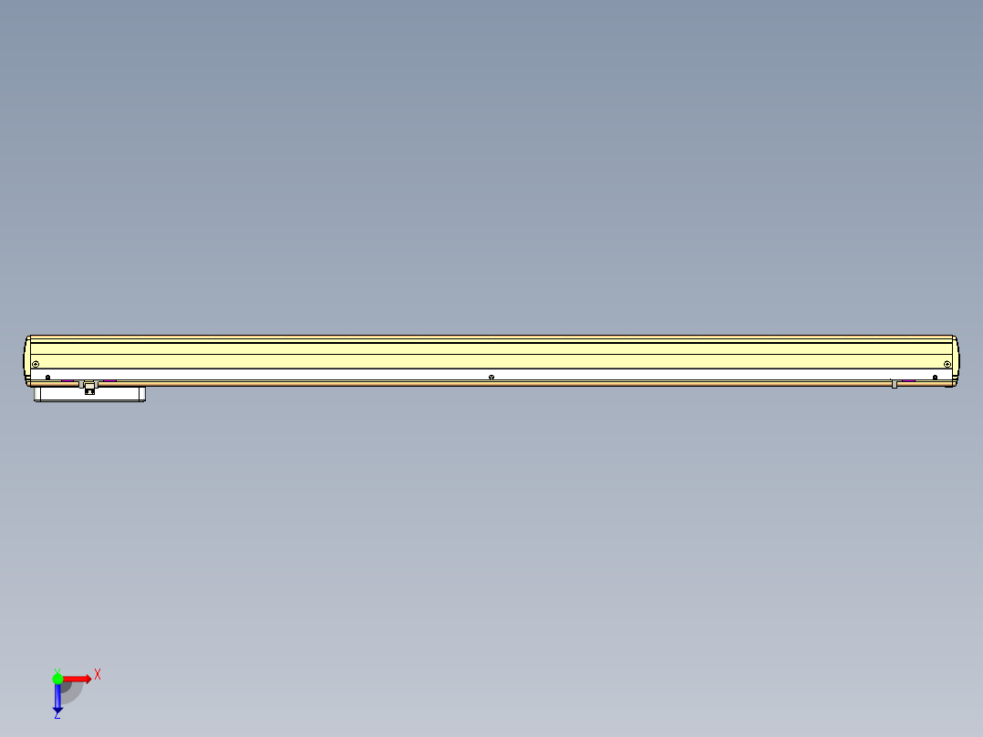 威洛博LC系列3d模型模组LC17E1Y-S1150俯视图