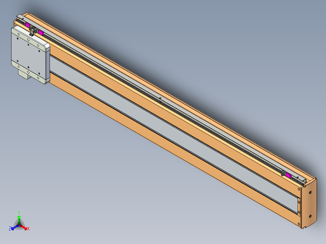 威洛博LC系列3d模型模组LC17E1Y-S1150正等轴测图