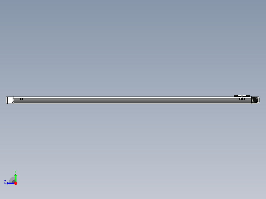 同步带滑台-欧规BC6-L120-S2000-R-P40-D3右视图
