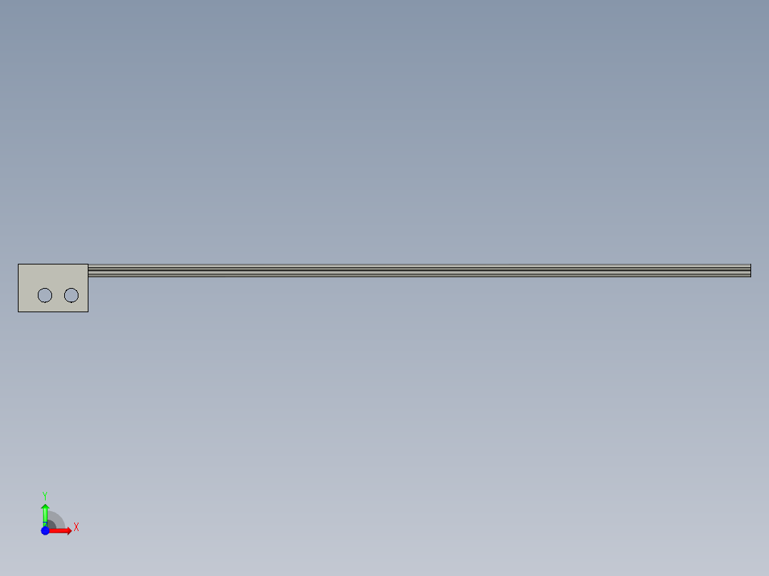 基恩士FU-47TZ_kc图纸模型前视图