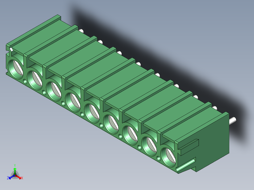 DG302-5.0-09P-14正等轴测图