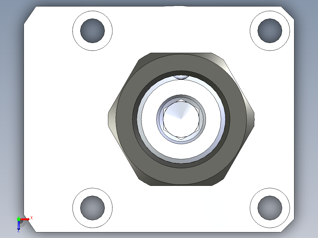 KOSMEKLHA0480-SL-Q30_R01多系列多零件图纸模型俯视图