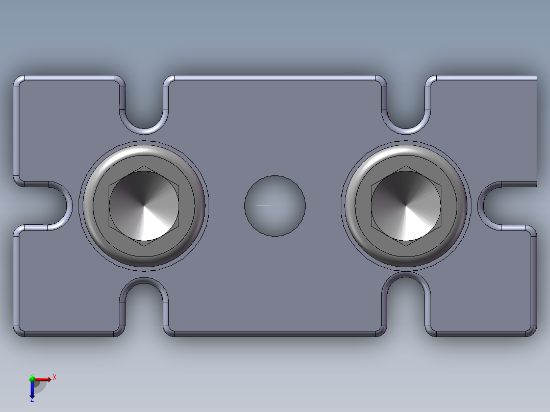 铝型材及其附件5.33.45.4590.M12俯视图
