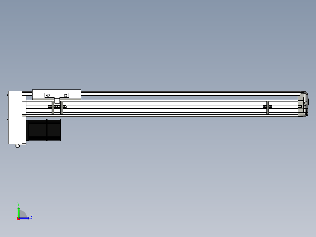 Toyo东佑达直线模组-ETH14-600-BM-200W左视图