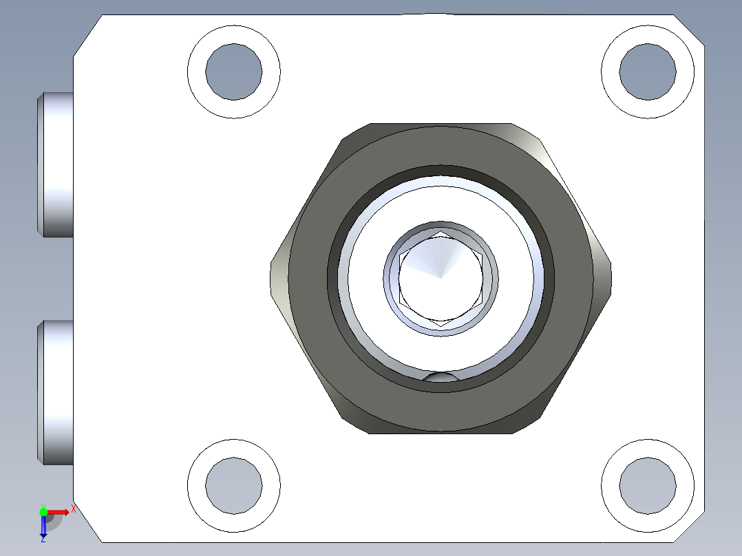 KOSMEKLHA0480-CR-Q30_R01多系列多零件图纸模型俯视图