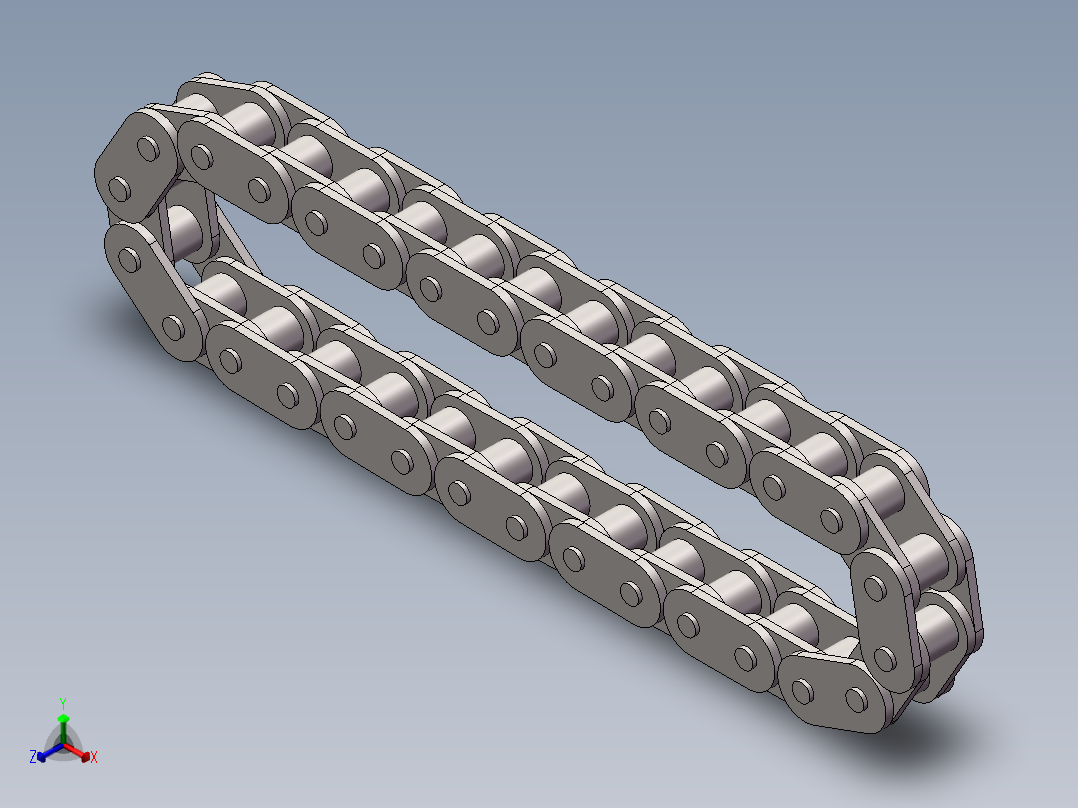 链条正等轴测图