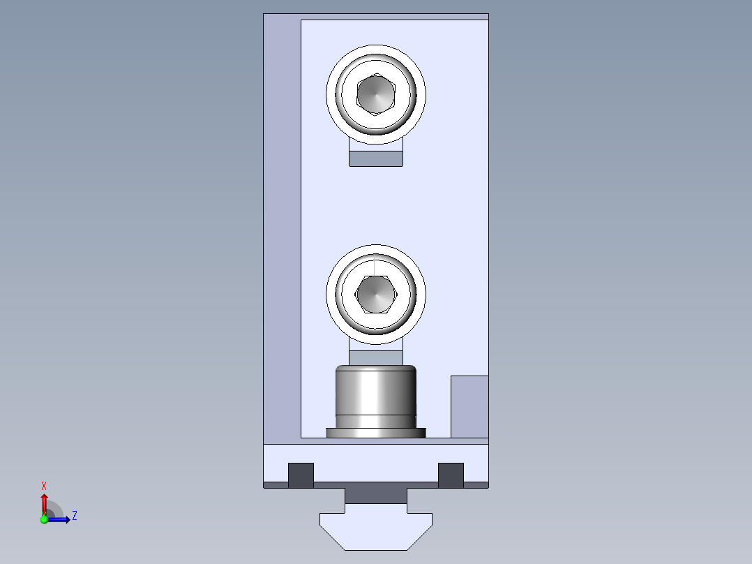 铝型材及其附件3.21.40.4080.STG前视图