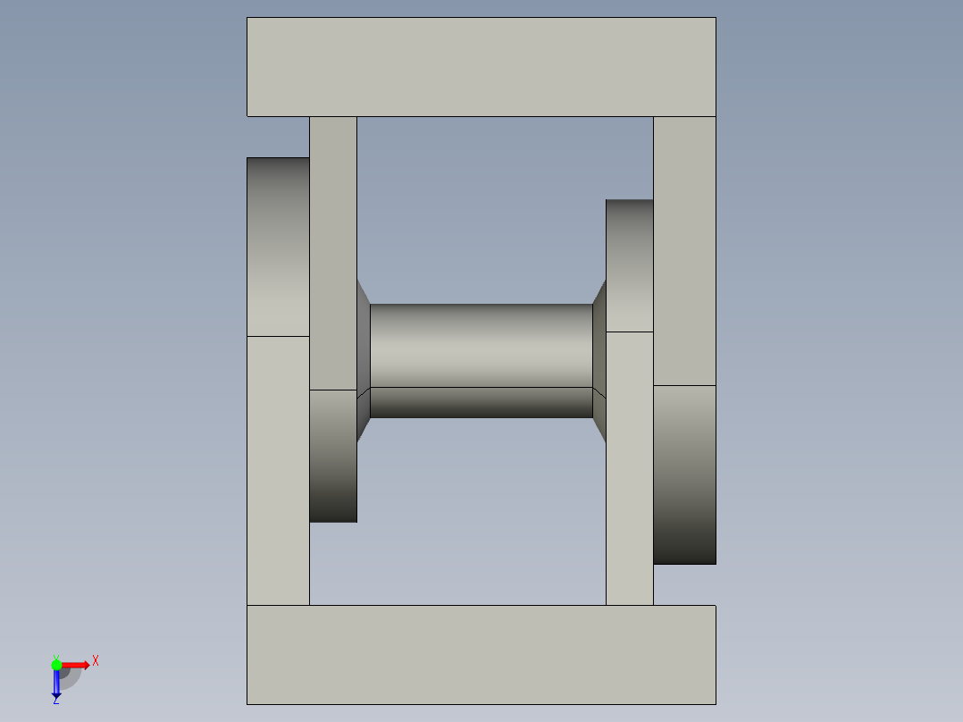 铝型材3D模型库全套STP格式俯视图