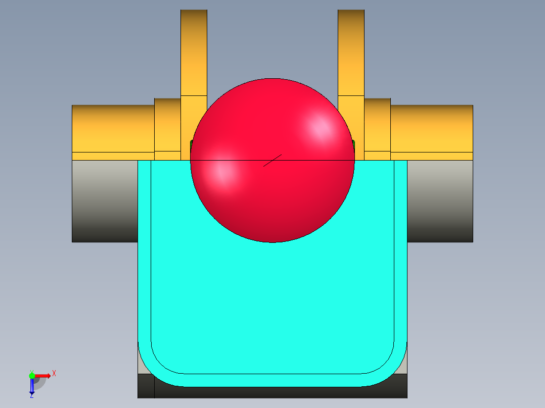 小发动机俯视图