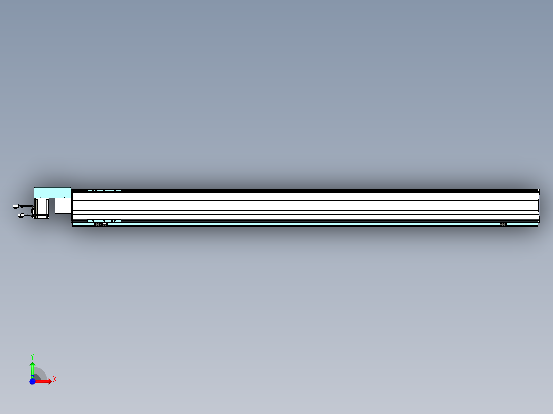 威洛博VBF同步带传动一般环境VBF14-L45-S1650-BR-ZP40-C3前视图