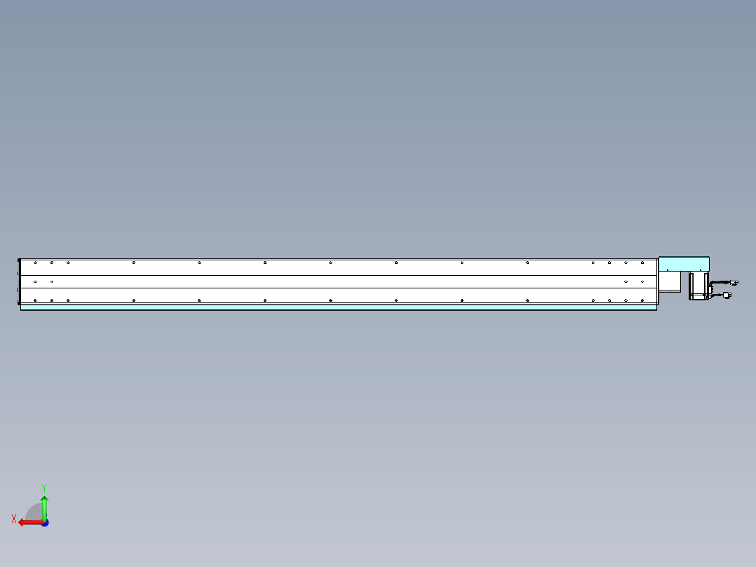 威洛博VBF同步带传动一般环境VBF14-L45-S1650-BR-ZP40-C3后视图