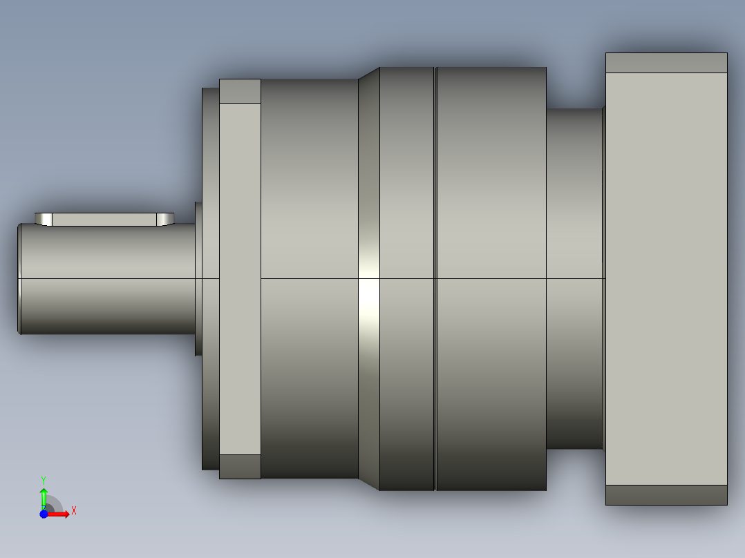 斜齿PHL115-L1 24-100-155-M10 CZ32.STEP前视图