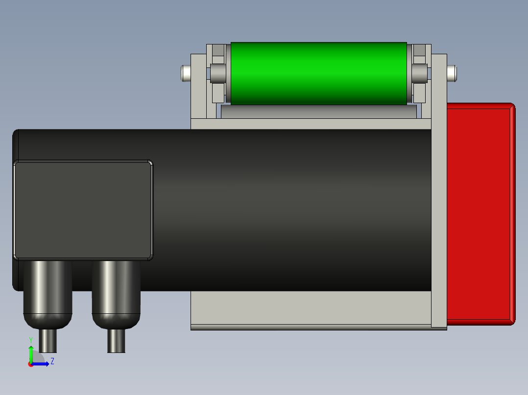 皮带输送机 (34)左视图