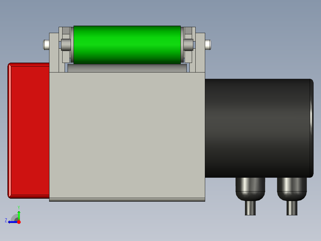 皮带输送机 (34)右视图
