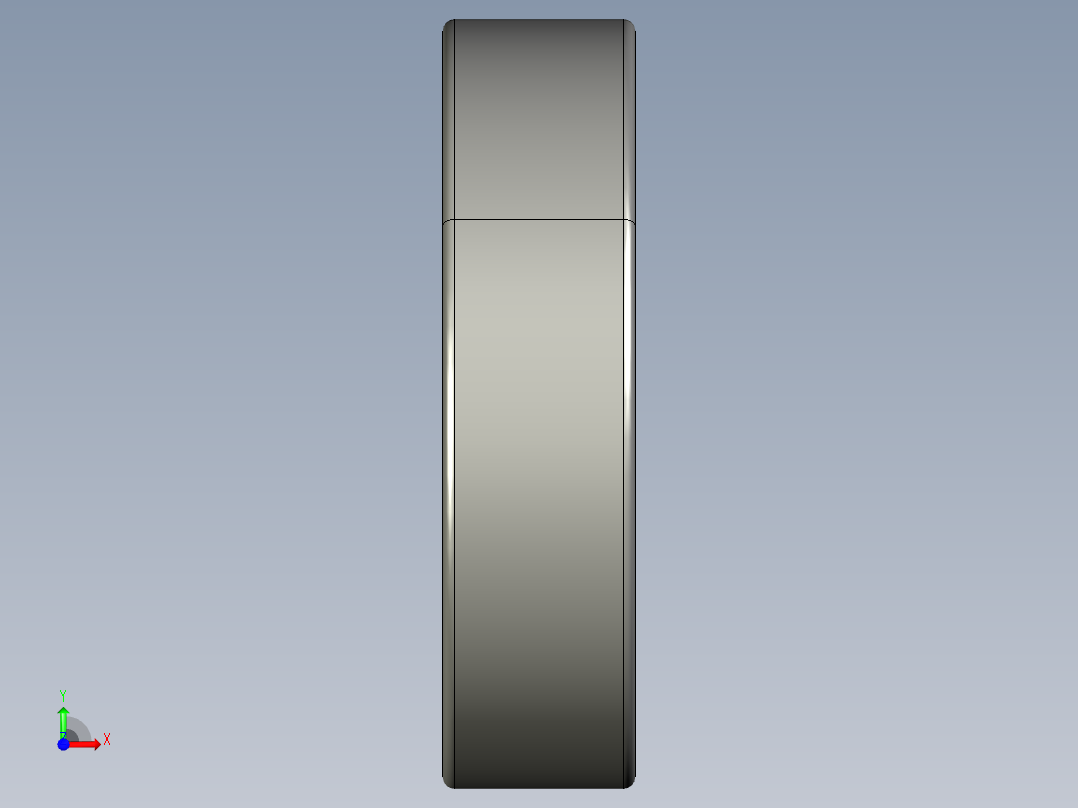 深沟球轴承6407前视图