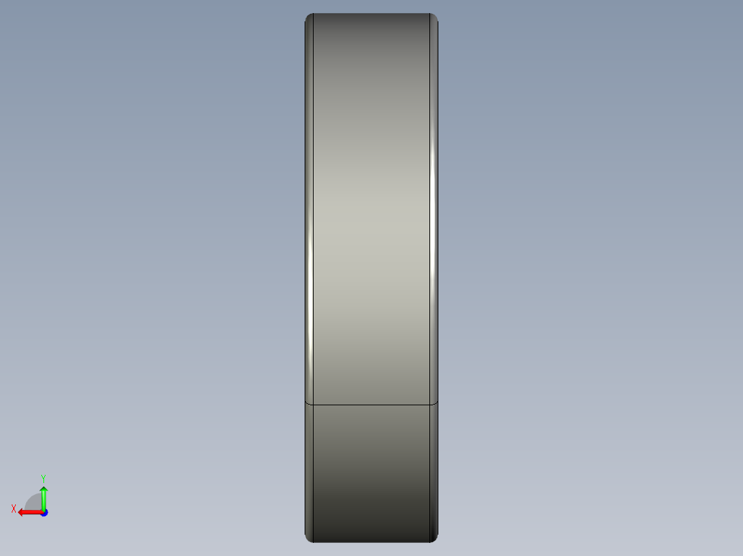 深沟球轴承6407后视图