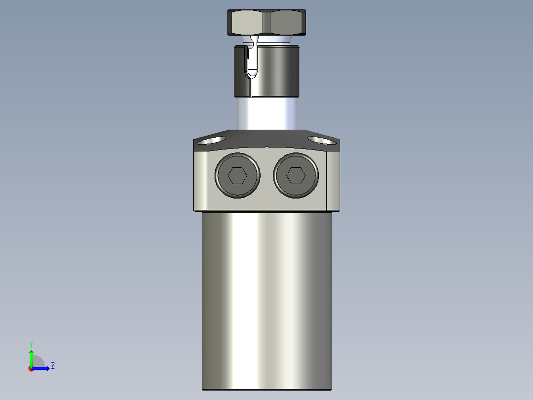 KOSMEKLHS0400-CL-Y30多系列多零件图纸模型左视图