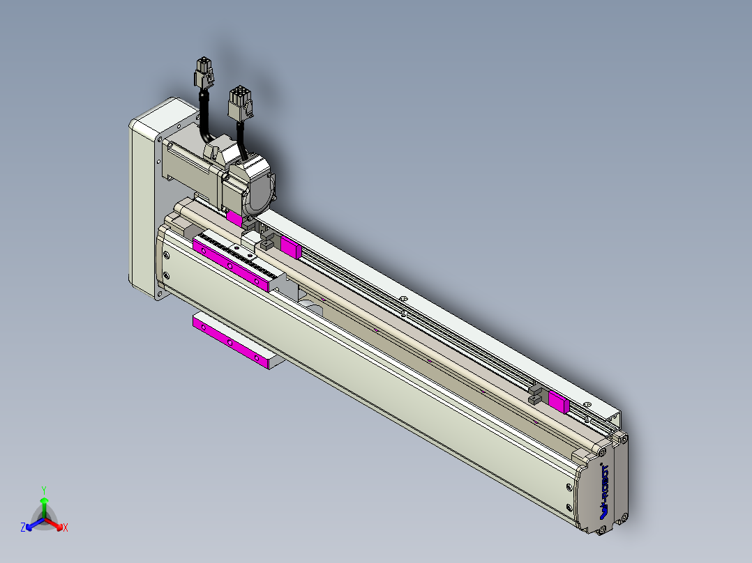 威洛博QF8-Lxx-C-S300-BR-ZP10-C3正等轴测图