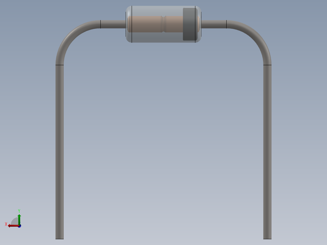 电容器 二极管 电阻器-Switching Diode 1N4148后视图