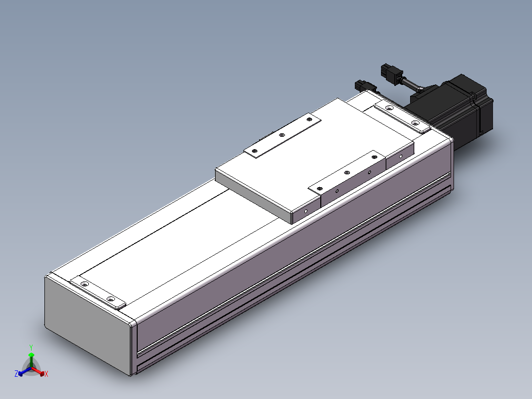 精密模组MC140-L05-200-BC-M200-C4正等轴测图