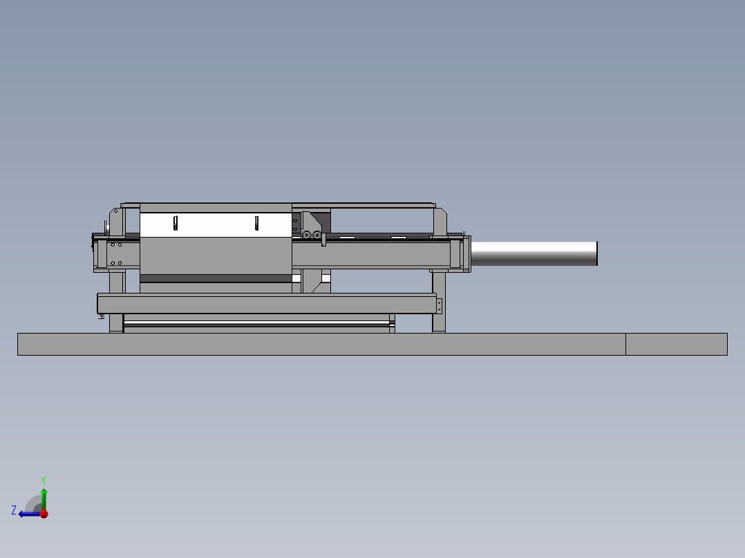 压滤机复杂右视图