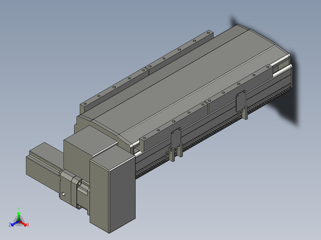 直线模组LHB21-L40-S200-RD设计图纸