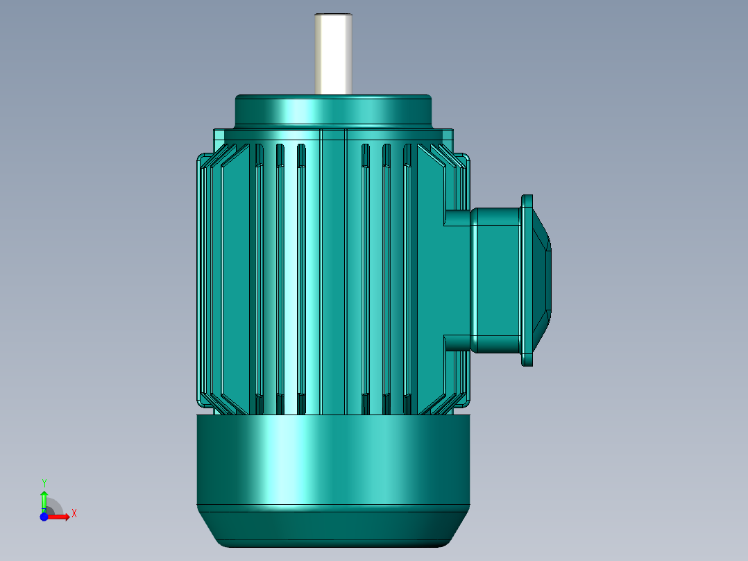 UG网兜输入和热封机构前视图