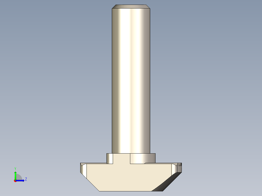 型材-BR M6X25 TBOLT KJN523922左视图