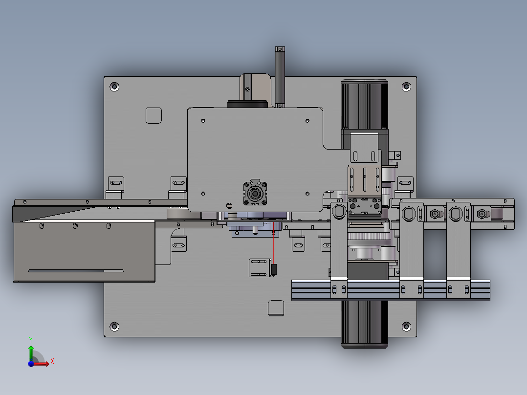 圆环套筒零件清洗设备sw18可编辑前视图