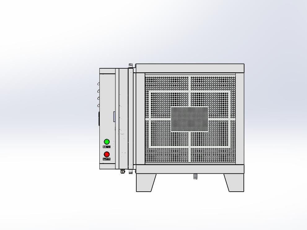 高效油烟净化器step+cad