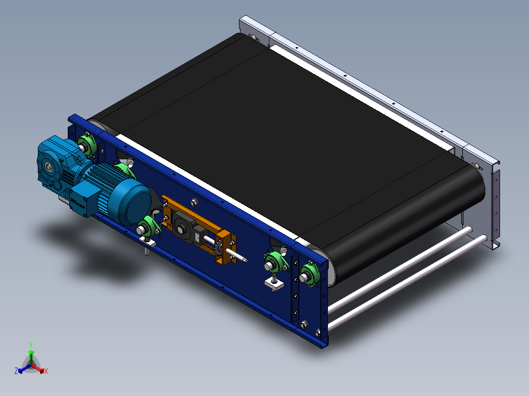 solidworks <span style='color: red'>皮带</span><span style='color: red'>线</span>组件、<span style='color: red'>皮带</span>机