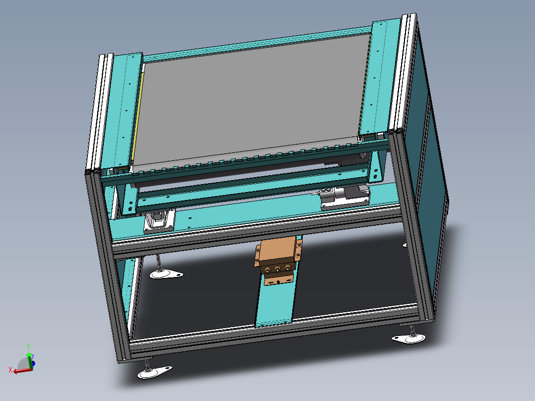 动态称重输送带三维图550028==40