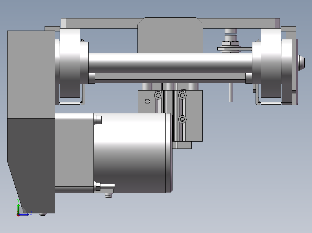 自流式传送带左视图