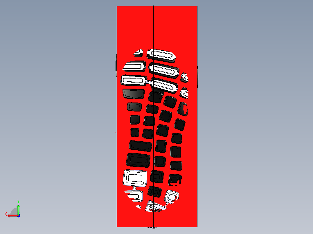 锐步Real Flex运动鞋后视图