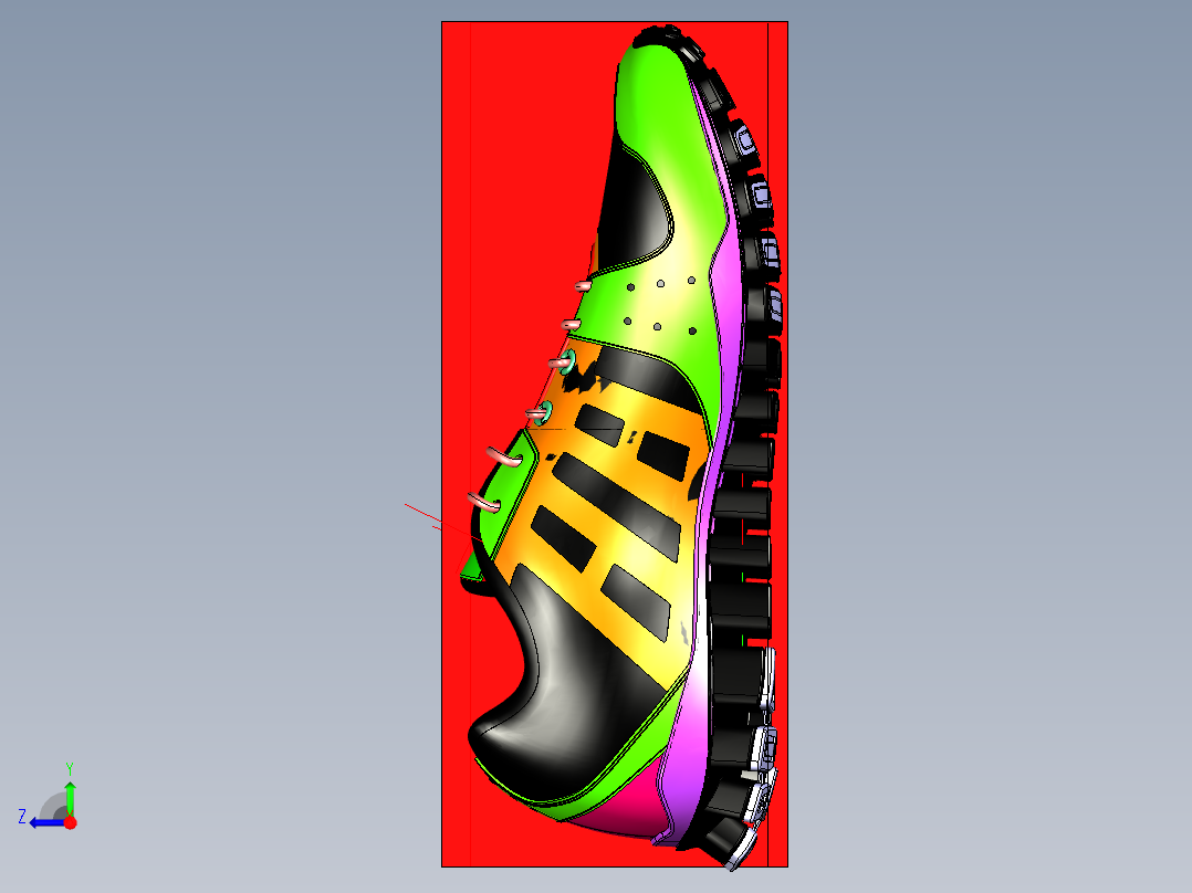 锐步Real Flex运动鞋右视图