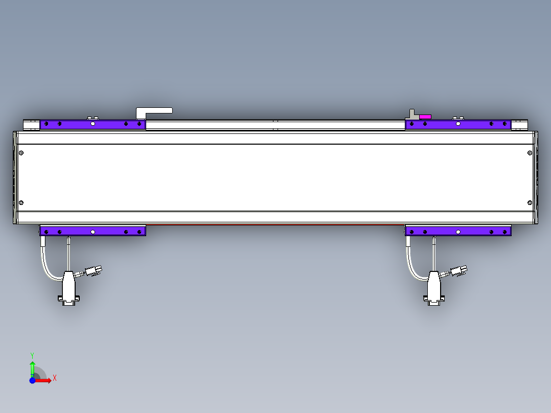 威洛博VL系列直线电机模组-2VL14S2-S350前视图