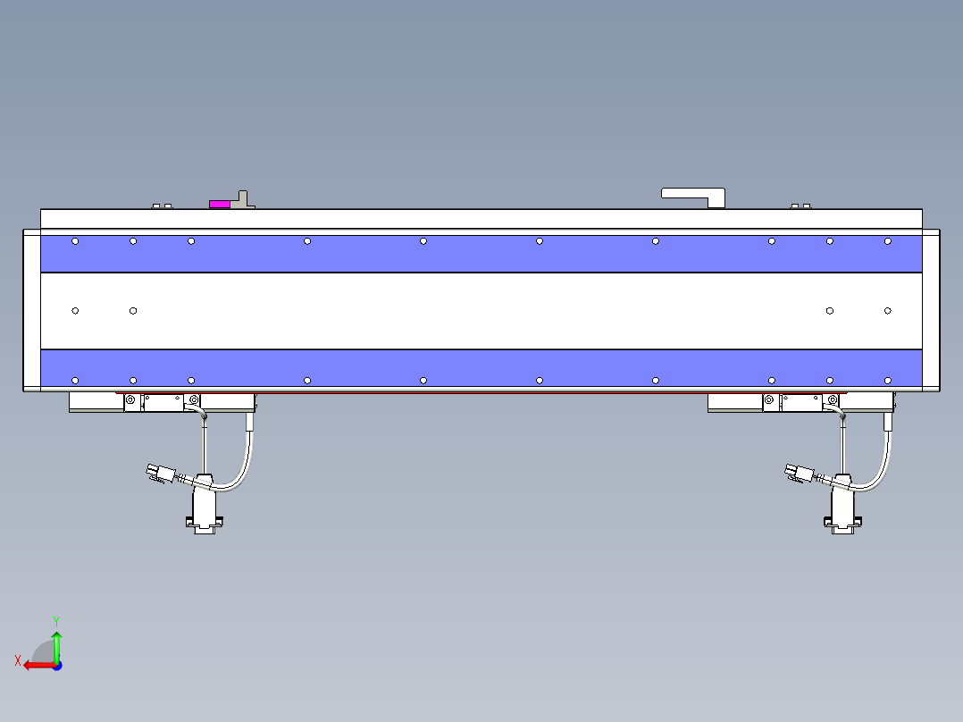 威洛博VL系列直线电机模组-2VL14S2-S350后视图