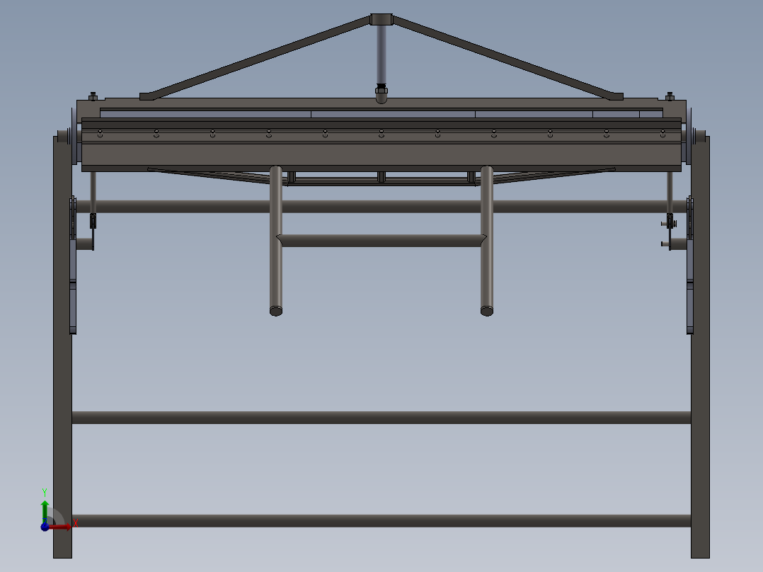 钣金折弯机前视图