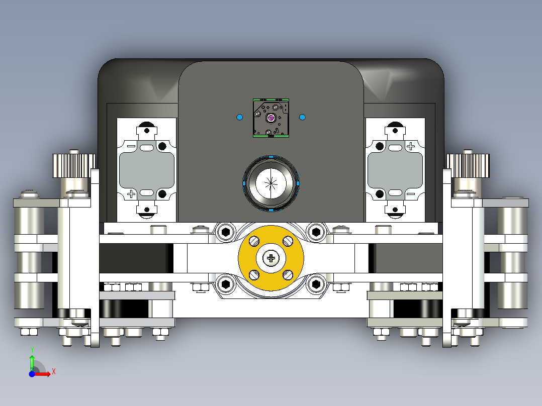 履带机器人前视图
