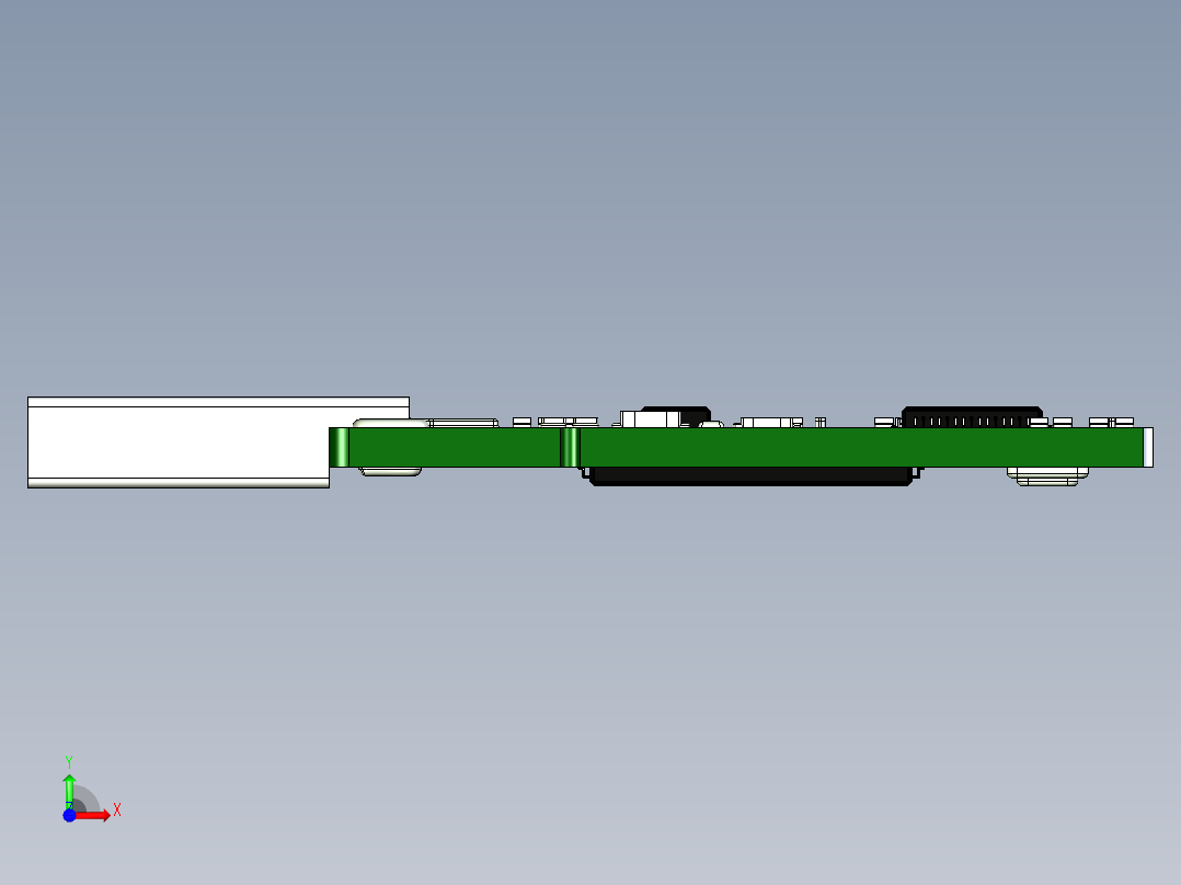 Usb存储电路前视图