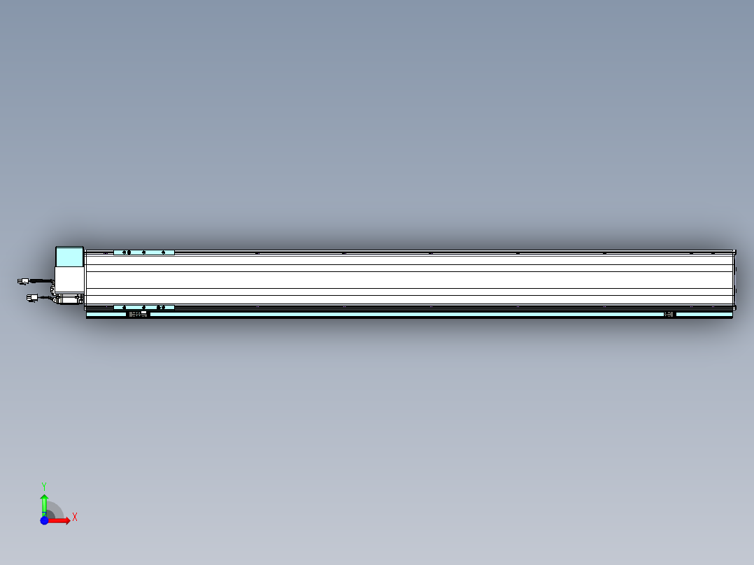 威洛博VBF同步带传动一般环境VBF14-L45-S1200-BRD-ZP40-C3前视图