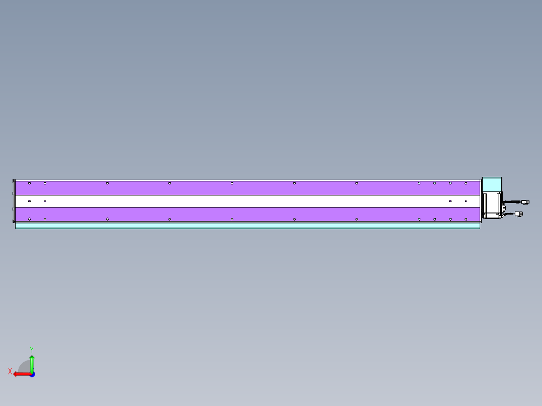 威洛博VBF同步带传动一般环境VBF14-L45-S1200-BRD-ZP40-C3后视图