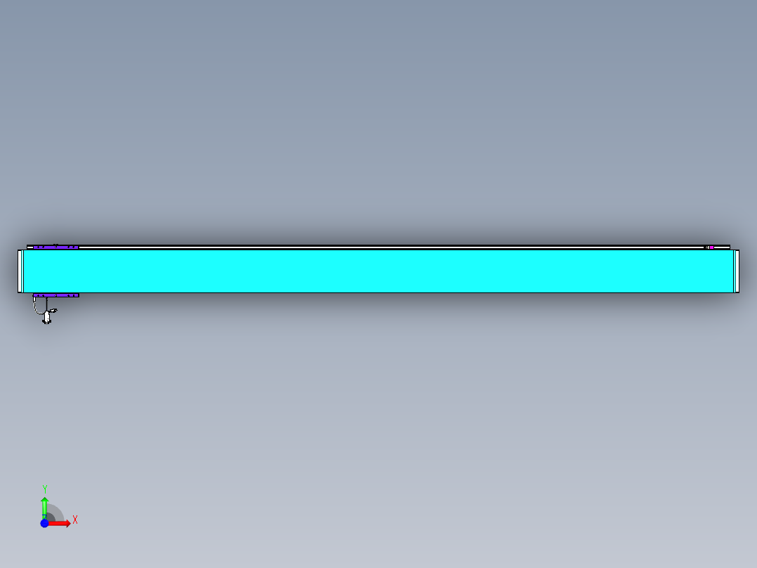 威洛博VL系列3d模型模组VL17E2Y-S2550前视图