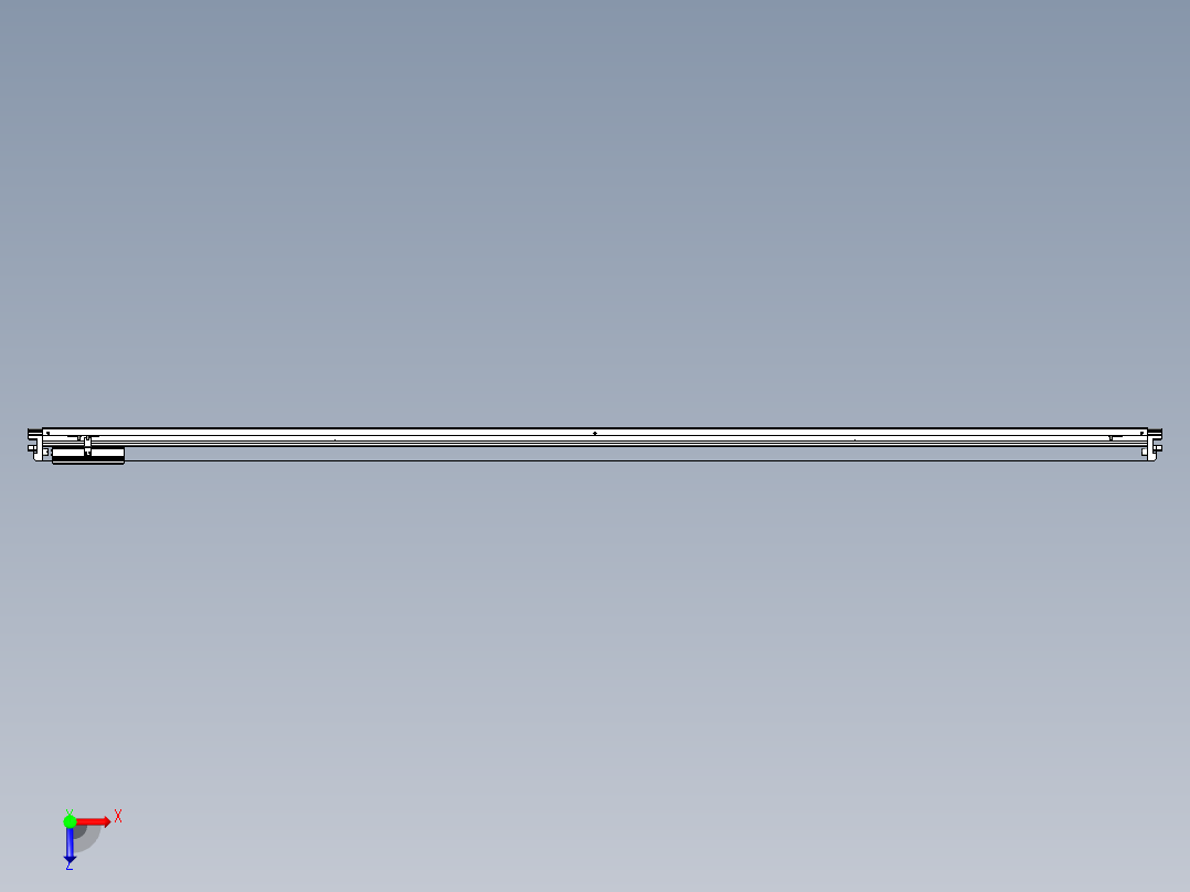 威洛博VL系列3d模型模组VL17E2Y-S2550俯视图