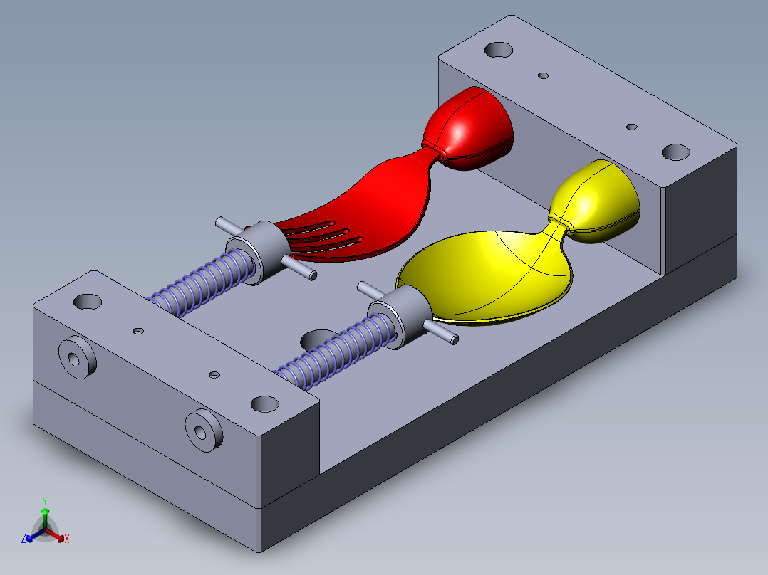 镭雕治具 (1)正等轴测图