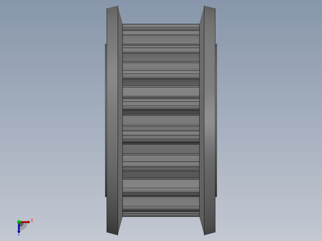 同步带轮HTPA18S5M100-B-P10俯视图