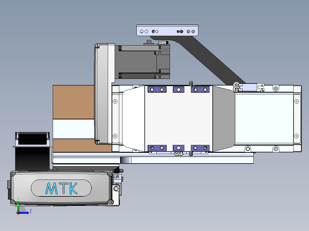 内嵌直交机械手XYG系列XYG440-A4左视图
