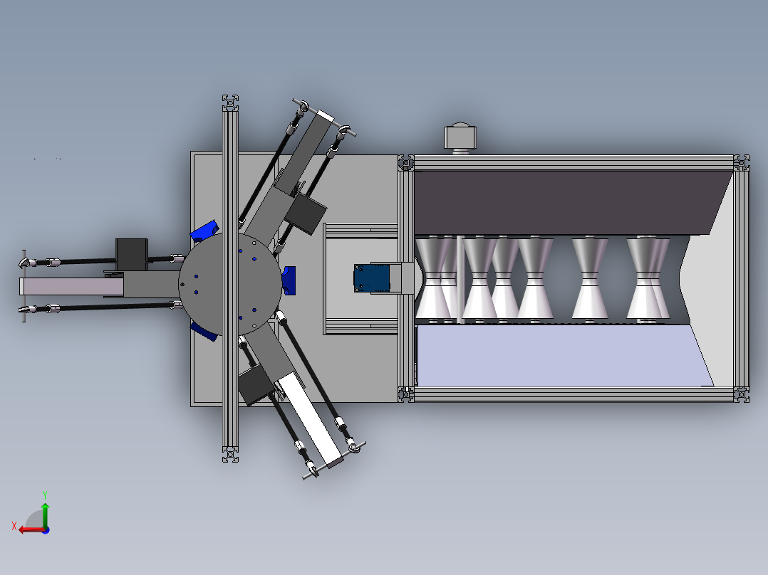 基于机器视觉的小型水果分拣机sw15可编辑后视图