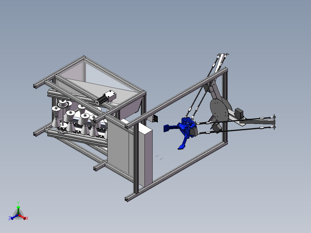 基于机器视觉的小型水果分拣机sw15可编辑正等轴测图