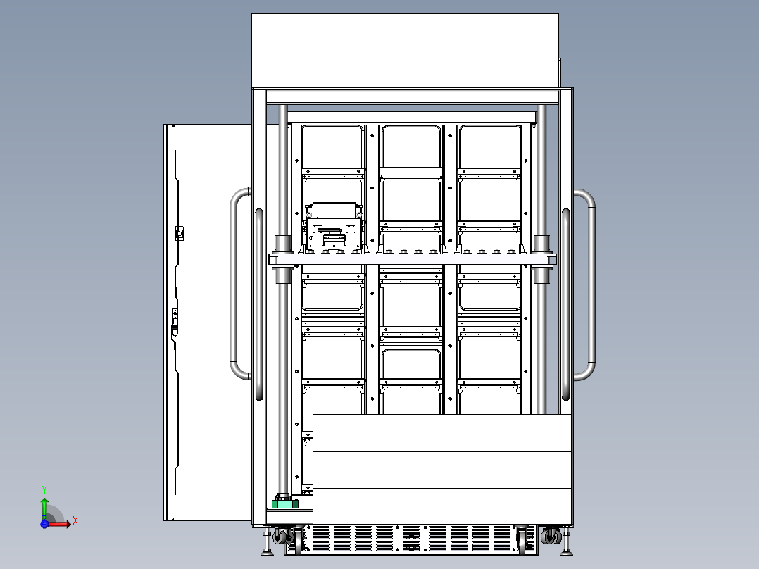 堆高车sw13前视图